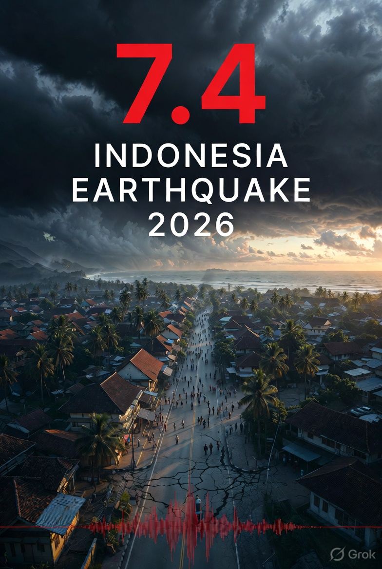 Image related to Indonesia Earthquake 2026: 7.4 Quake in Northern Molucca Sea